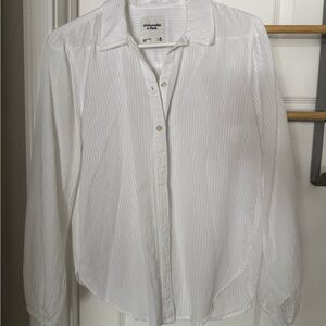 Abercrombie & Fitch Striped White Blouse